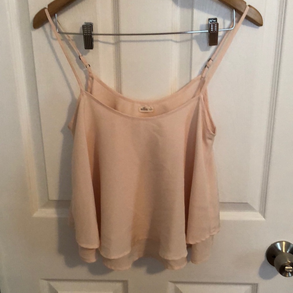 Aeropostale light pink crop top